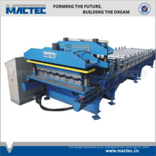 Auto double layer tile roof roll forming machine